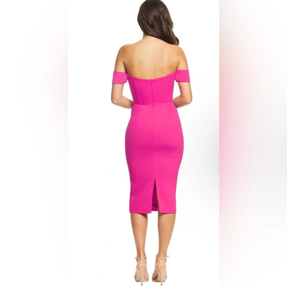 Dress the Population Bailey Off The Shoulder Sweetheart Bodycon Sheath Dress